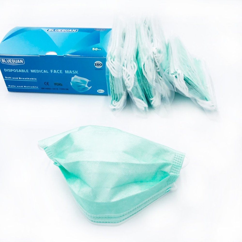 FDA / CE approved Disposable Medical Face Mask 50H